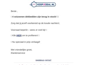 Goedkope 4 seizoenen dekbed! 💰