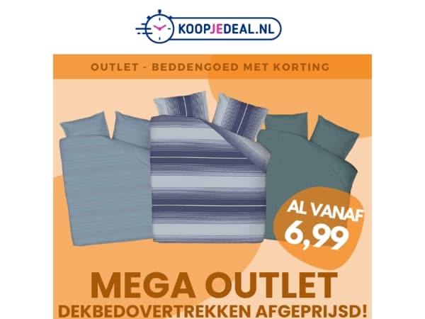 Dekbedovertrekken voor 6,99 ✨