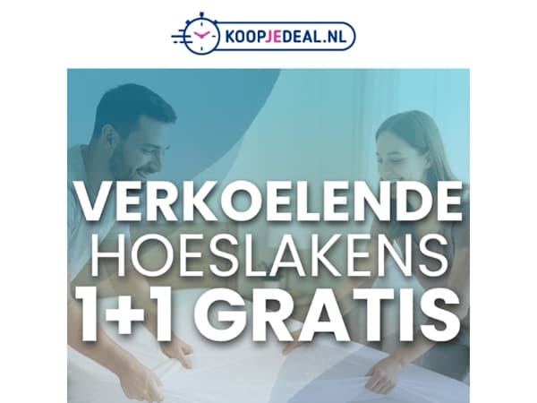 Verkoelende Hoeslakens 1+1 GRATIS 🧊