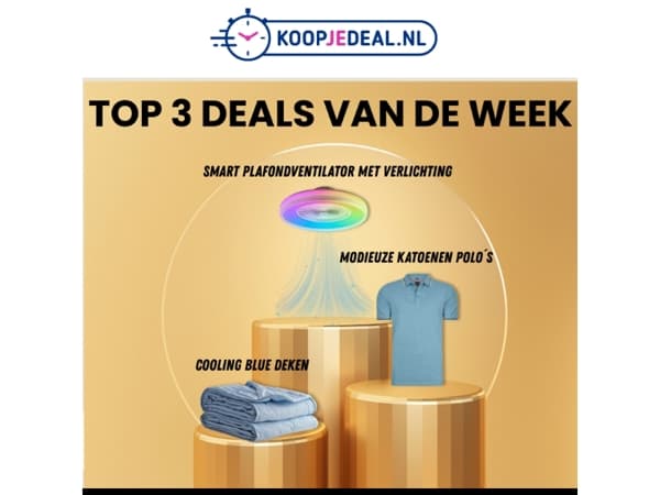 Top 3 Beste Deals van de Week 🏆