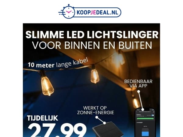 Sfeer in je tuin of op je balkon? 💡