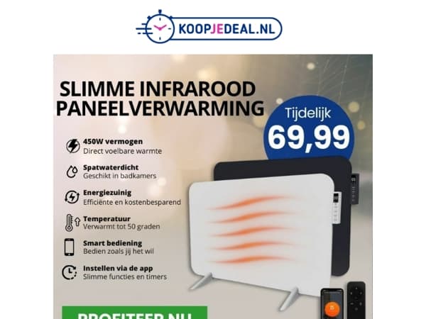 Verwarm Je Huis voor al 69,99 🔥