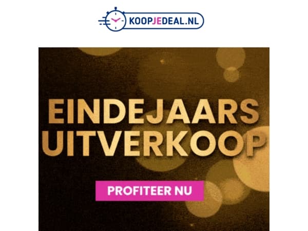 Laatste Kans: Eindejaars Uitverkoop ⚠️