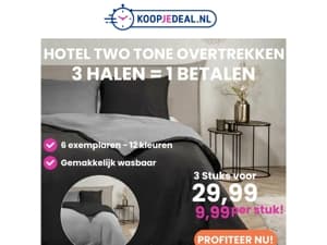 Mis het niet: 3 HALEN = 1 BETALEN ⏰