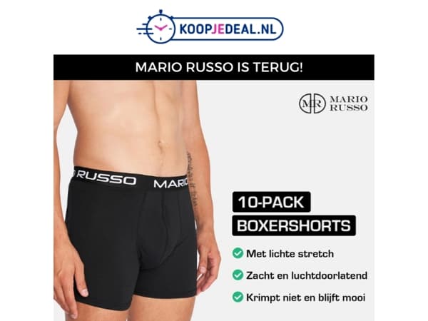 10 Boxershorts voor slechts €34,99 🩲