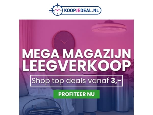 Mega Magazijn Leegverkoop 📦
