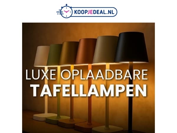 Luxe Tafellampen zijn Terug 💡