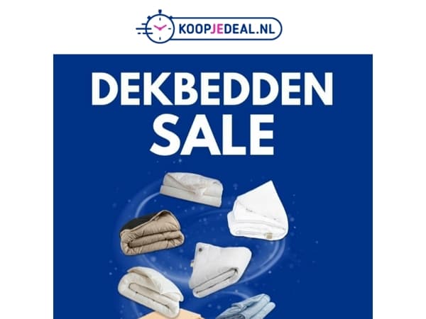 Dekbedden tijdelijk vanaf 7,99 🚨