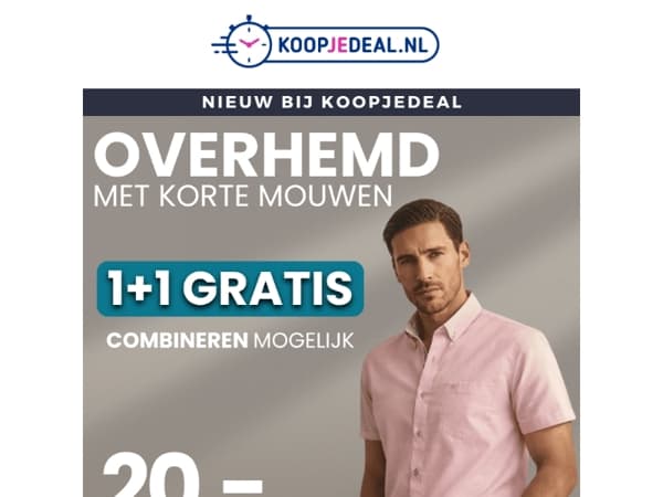 Nieuw: Overhemd met Korte Mouw 👔