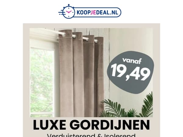 Goedkoop Luxe Gordijnen Kopen?