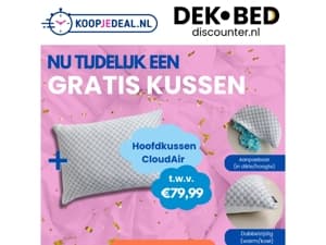Gratis Kussen bij je bestelling!