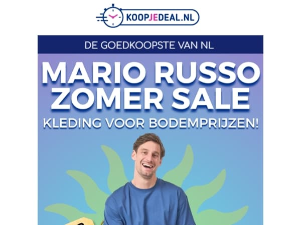 Actie: Mario Russo Zomer Sale 😎