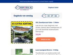 Je bent geselecteerd! ☀️