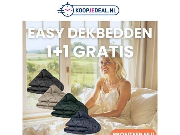 Lazy Dekbedden 2 voor €34,99 🛏️