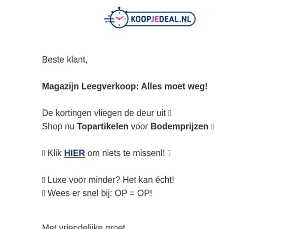 Informatie over je bestelling...