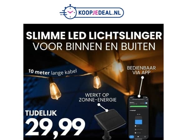 LED Lichtslinger op Zonne-Energie ☀️