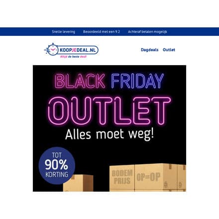 Korting Tot 90%!?