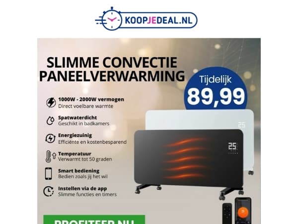 Verwarmen zonder Hoge Rekening?