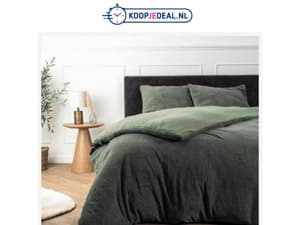 Dekbedovertrek Teddy €12,99 🧸 | Dekbed 3D Air - 4 Seizoenen €49,99 🔥 | Isolerende Gordijnen €19,99 🌒