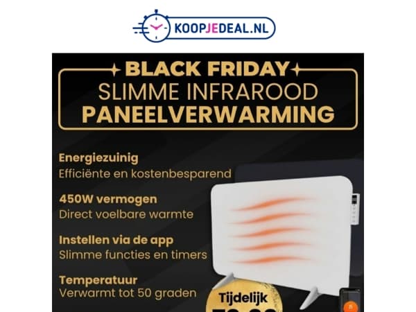 Smart Paneelverwarming nu 79,99 💥