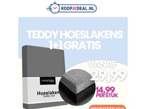 1+1 GRATIS: Teddy Hoeslakens