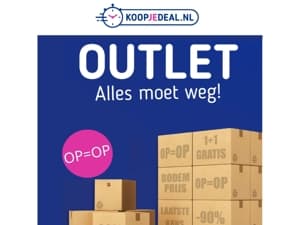 Nieuwe OUTLET Deals ✨