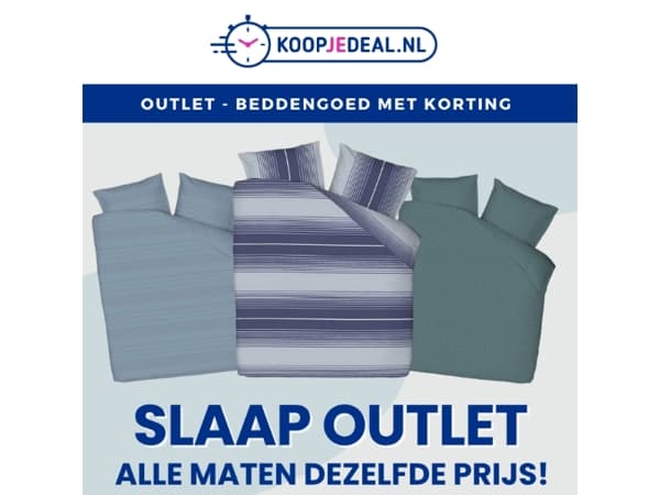Dekbedovertrek Outlet 🤑