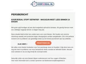 Persbericht