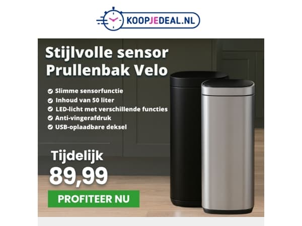 Actie: Sensor Prullenbakken 🗑️