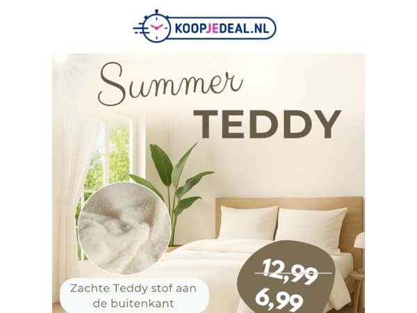 Zomers slapen vanaf slechts €6,99? 💤