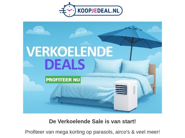 Verkoelende Deals ❄️-70%