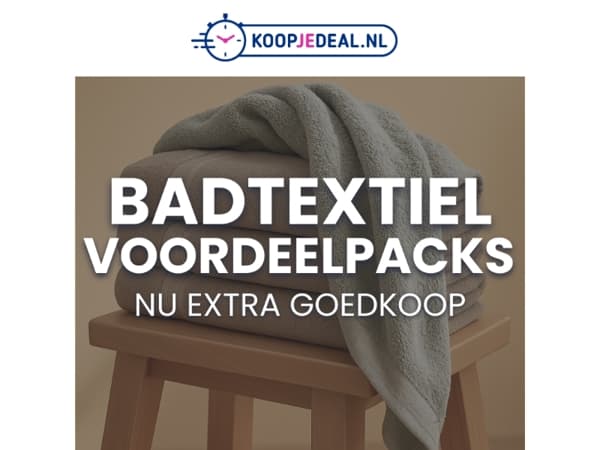 Badtextiel nu Extra Goedkoop 🚨