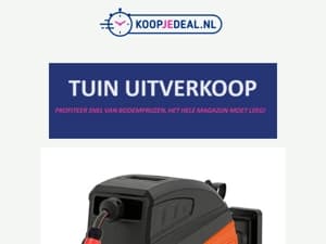 Tuin Uitverkoop ⚠️