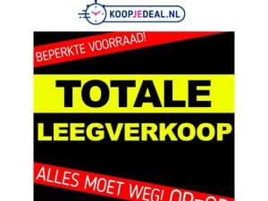 ⚠️Totale Leegverkoop ⚠️