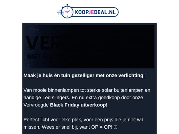 Huis & Tuin Goedkoop Verlichten?