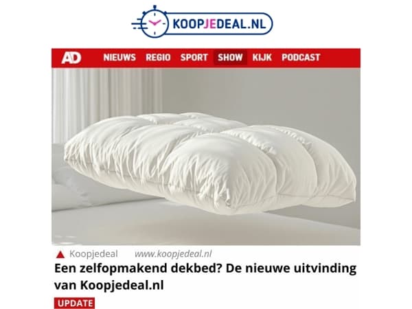 Zelfopmakend Dekbed?