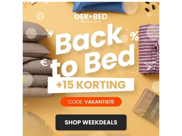 Nieuwe Weekdeals voor jou!