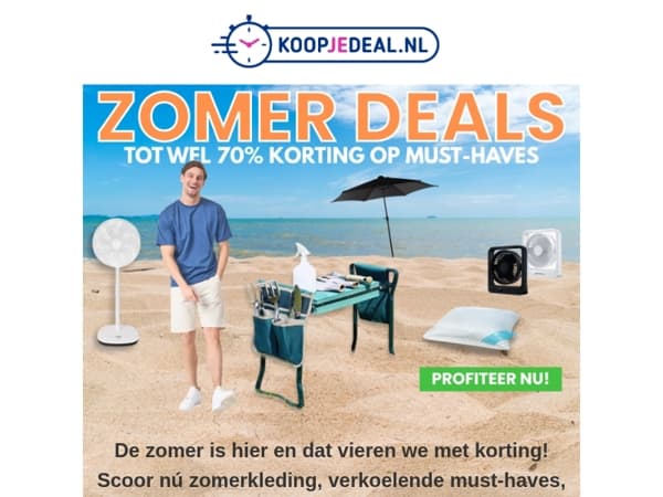 RE: Goedkoopste Zomer Deals OOIT! ☀️