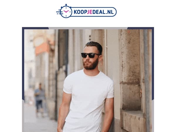 4-PACK Katoenen T-Shirts nu 32,99 🤩