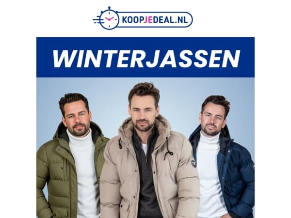 Actie: Winterjassen voor 44,99❗
