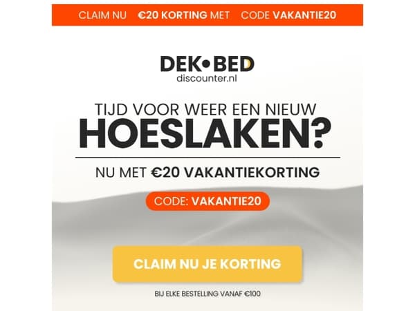 Tijdelijk Hoeslakens voor al 8,99 🌙