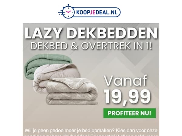 Nieuwe Wasbare Dekbedden Extra Goedkoop💥