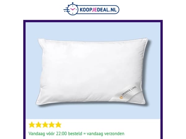 Anti-Snurk Hoofdkussen €29,99 😴