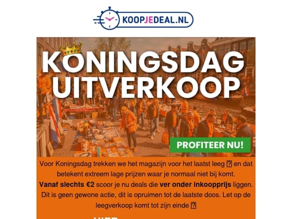 We stoppen met de Leegverkoop..