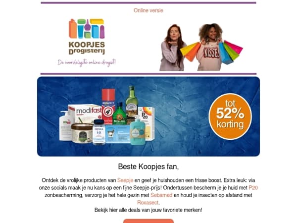 Winactie met Seepje op onze socials + grote deals! 💚| KoopjesDrogisterij.nl