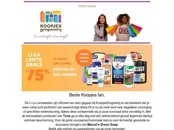 Welke aanbieding pak jij dit weekend mee? Schulp, Leukoplast of Lucovitaal?