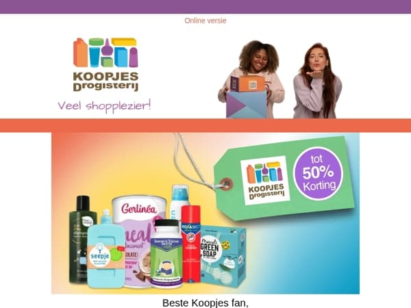 Probeer nu Seepje met 50% korting!