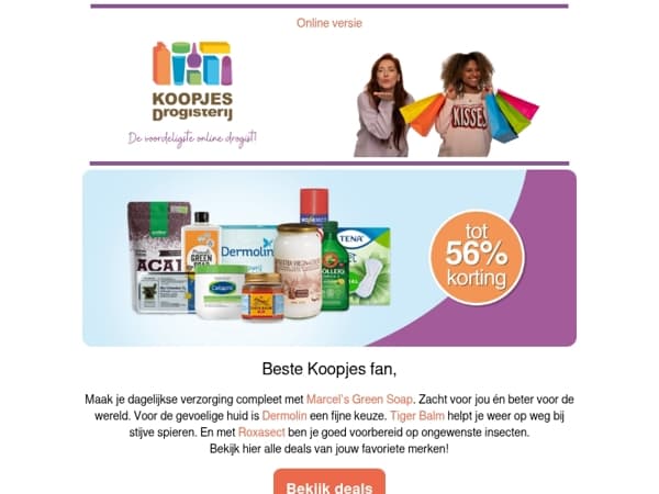 Van dagelijkse verzorging tot extra ondersteuning 🛒| KoopjesDrogisterij.nl