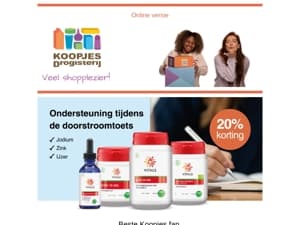 Zorg voor een optimale voorbereiding met Vitals | KoopjesDrogisterij.nl