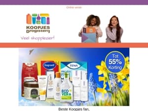 Vier het voorjaar met kortingen op Ecover, Weleda en Yogi tea!